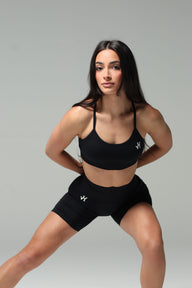 Classic Midnight Black Seamless Sport Bra