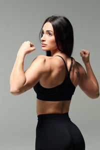 Classic Midnight Black Seamless Sport Bra